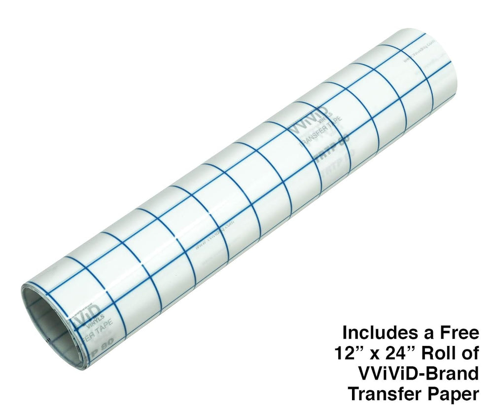 ORACAL 651 Gloss Black Self-Adhesive Craft Vinyl Roll (12" x 50ft w/Tran...