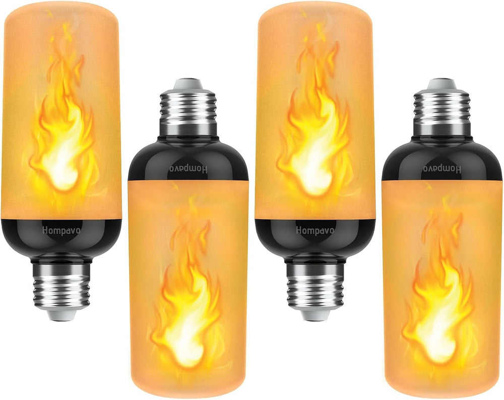 Gen2 Flame Light Bulbs, Like Real Fire 3-Mode for Halloween Decor