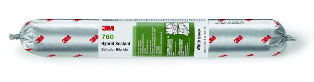 3M Adhesive Sealant 760 UV, Black, 600 mL, Sausage Pack, 1 Each