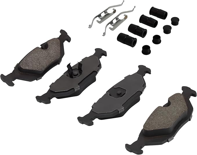 Premium Semi-Metallic Rear Brake Pads Compatible