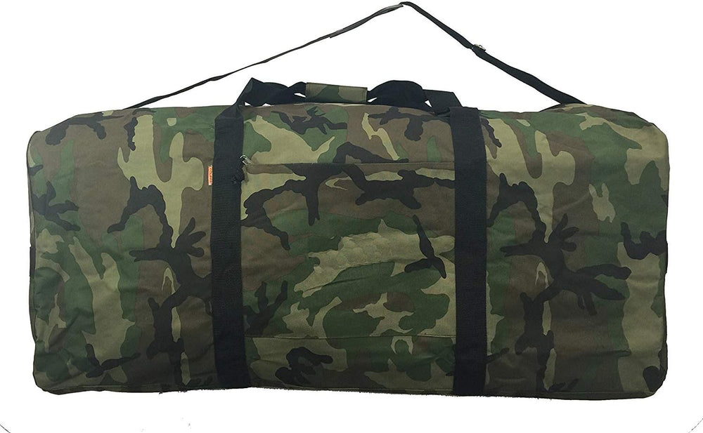 Heavy Duty Cargo Duffel Large Sport Gear Equipment Quality Square Bag Hardwar...