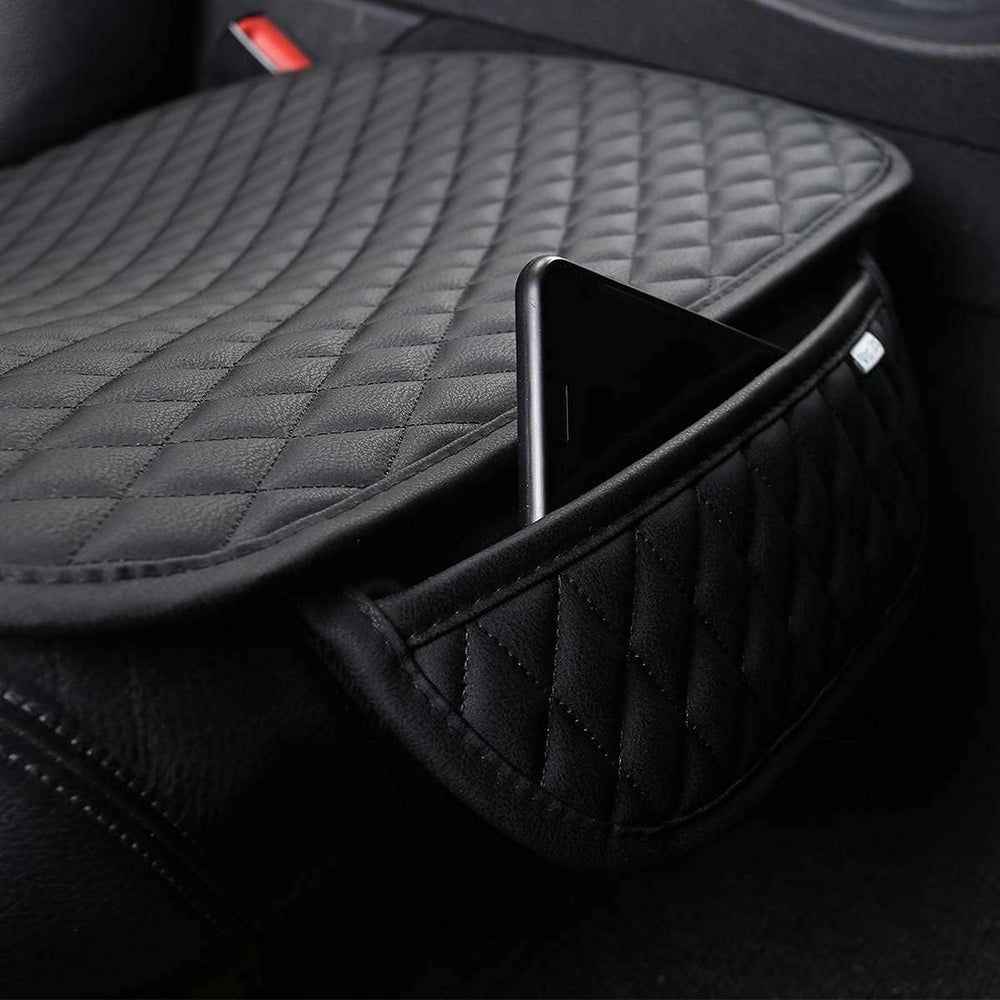 West Llama Pu Leather Car Seat Bottom Covers Protectors Include 1 Pair Front ...