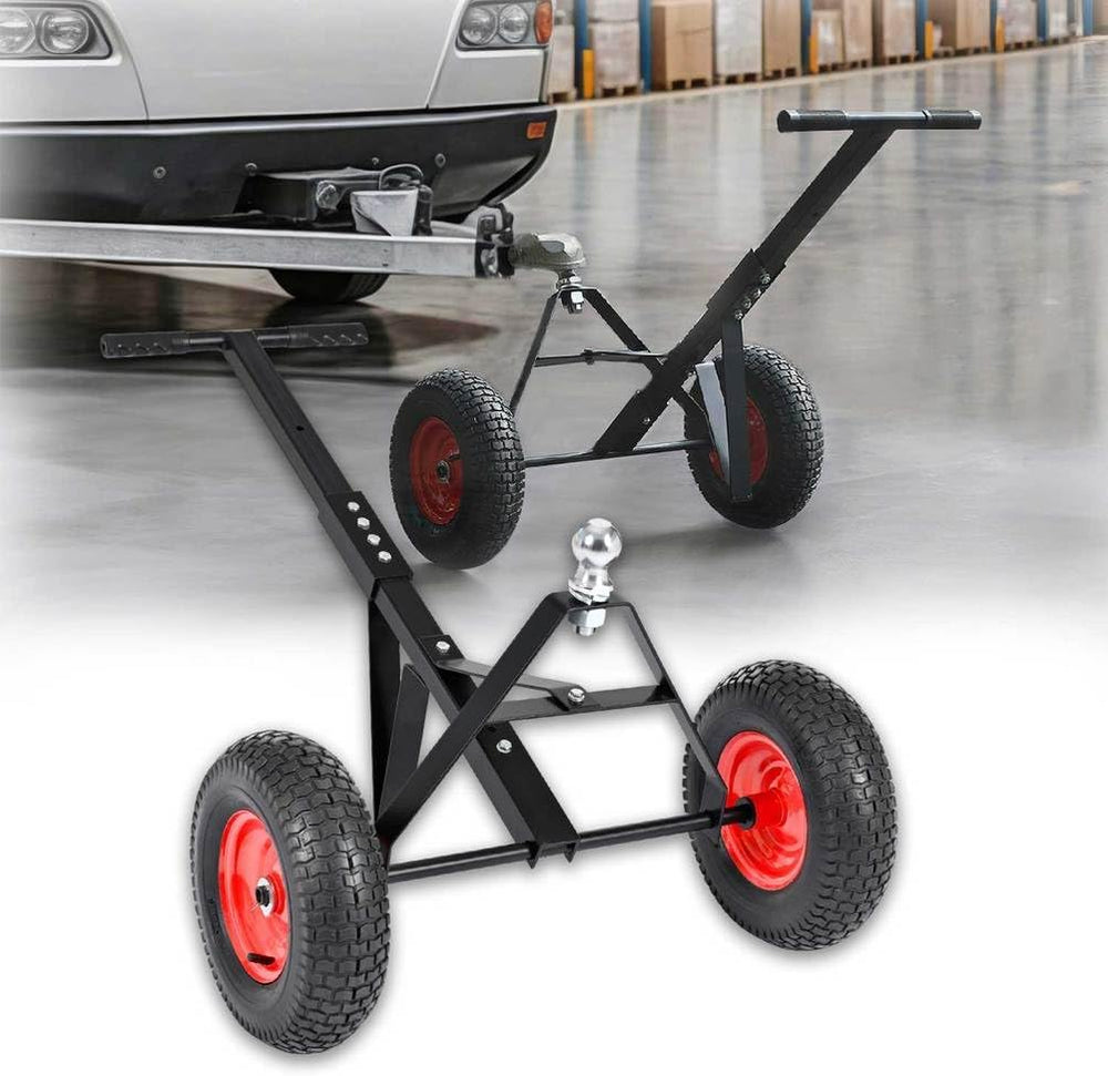 Trailer Dolly with 2" Hitch Ball – 600 LBS Capacity Heavy Duty Steel Tra...