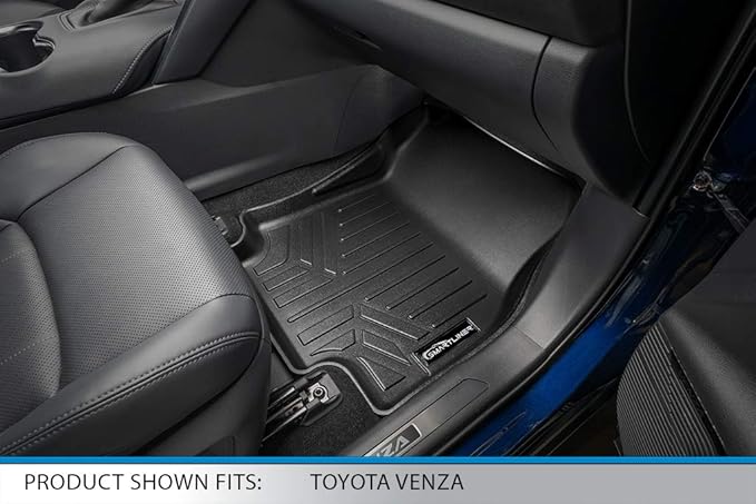 SMARTLINER Custom Fit All Weather 2 Row Floor Mats Liner Set Compatible