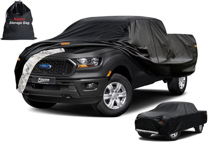 Kayme Truck Cover Custom Fit Ford Ranger Super Cab/Crew Cab Short Bed. Full