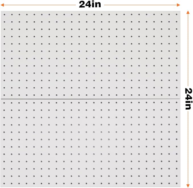 Ultrawall 2 Pcs Metal Pegboard Wall Panels, Peg Boards
