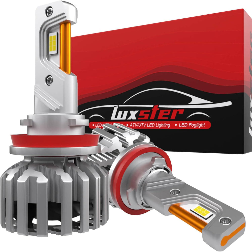 LUXSTER HolyKnight 30000lm H11 H9 55W LED Light Bulbs, H8 H16 Foglight Bulbs ...