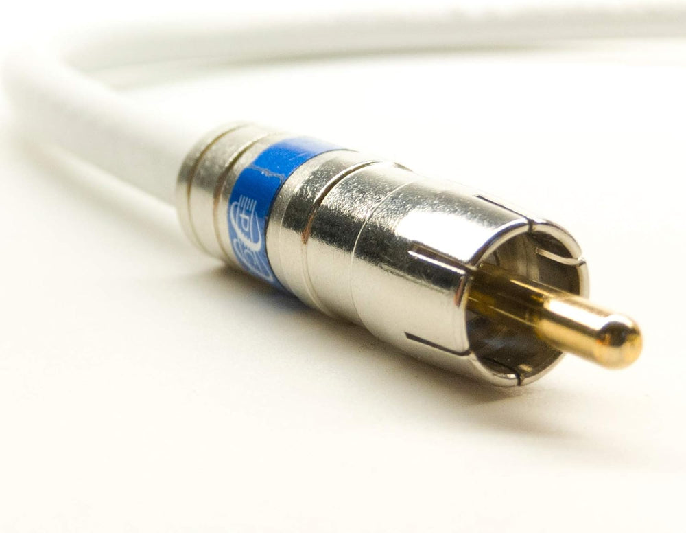 PHAT SATELLITE INTL - RCA Audio Cable, Bare Copper 18 AWG Solid Core Center C...