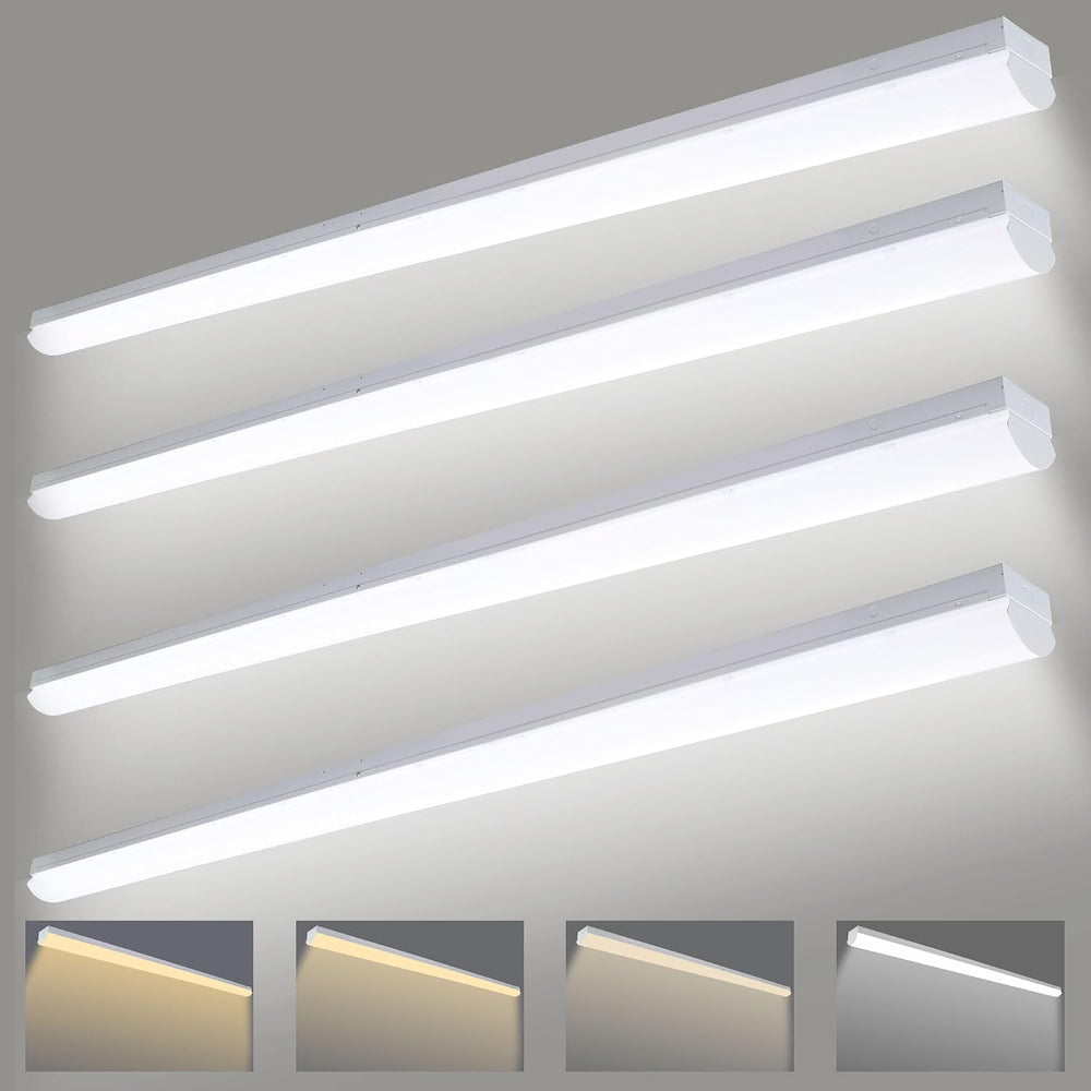 4PK 8FT LED Shop Light，Led Garage Ceiling Lights, LED Workbench Light，LED
