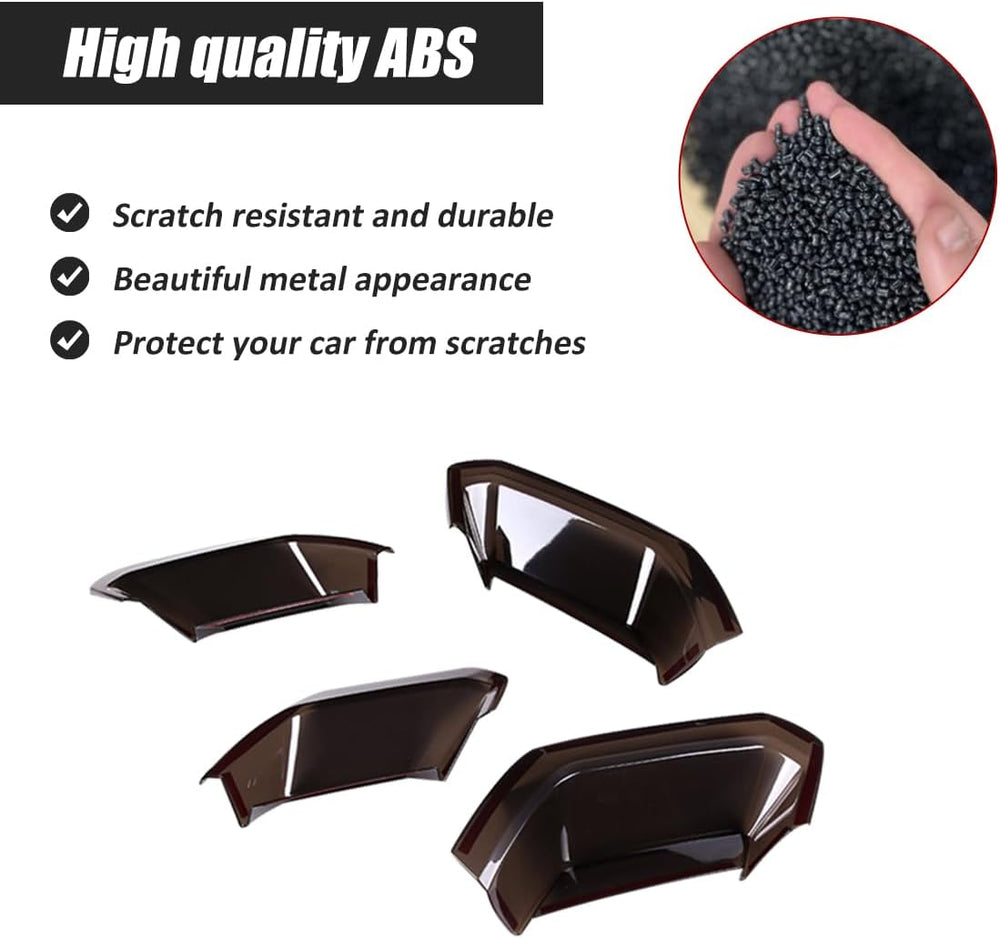 ABS Black Rear Tail Light Lens Taillight Kit Fit For Chevrolet Corvette C7 20...