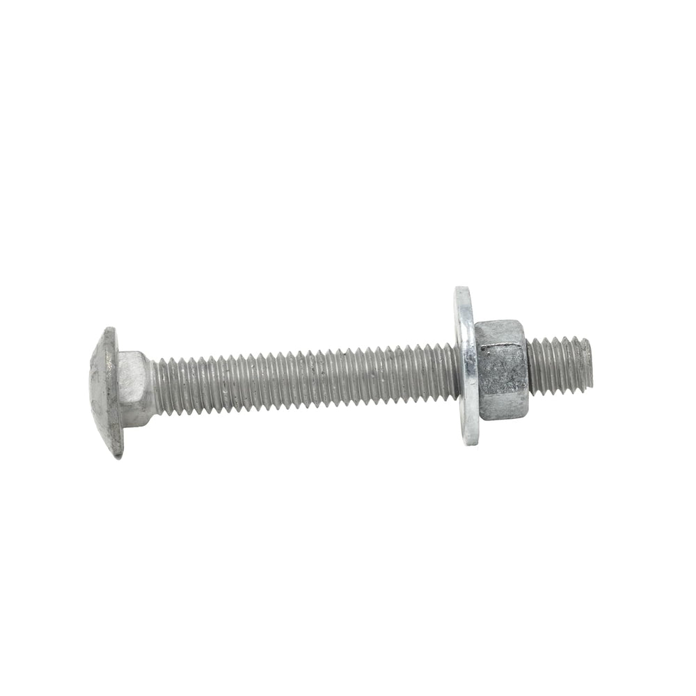 1/4"-20 x 2 (100 Pack) Galvanized Carriage Bolt Kit Grade 307A, Includes...