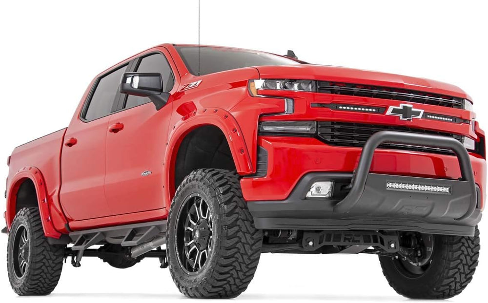 Rough Country 10" Black Series LED Grille Kit for 19-22 Silverado 1500-7...
