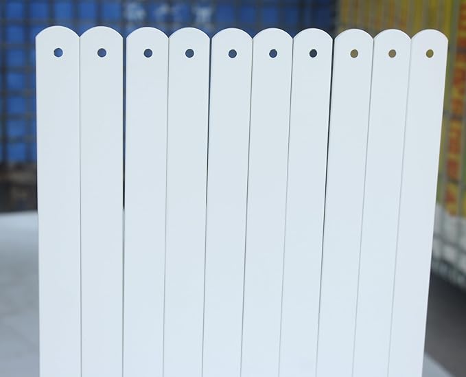 8 Pack L22 x H 12" White Heavy Duty Shelf Brackets
