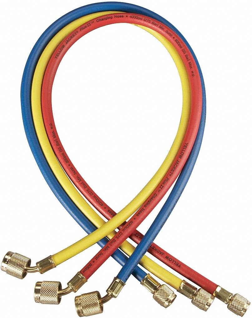 Yellow Jacket 22983 45 Degree SealRight Fitting, 36", Red/Yellow/Blue (P...