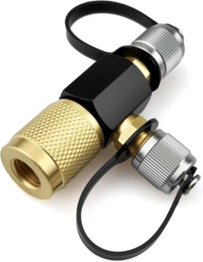 1/4 Inch CTEE14 Low Loss Charging T-Fitting for HVAC Refrigeration Systems