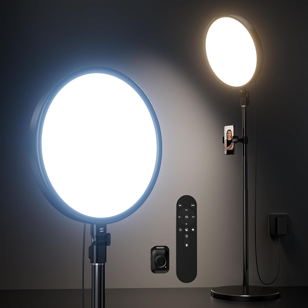 Weilisi Large Ring Light with 79" Stand, 6500K Professional Full-Screen ...