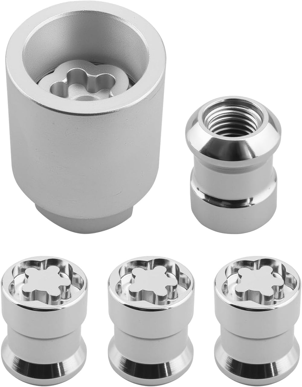 08W42-S6M-201 Exposed Wheel Lock, Chrome – Fit for ILX 2013, for RDX 2007-201...
