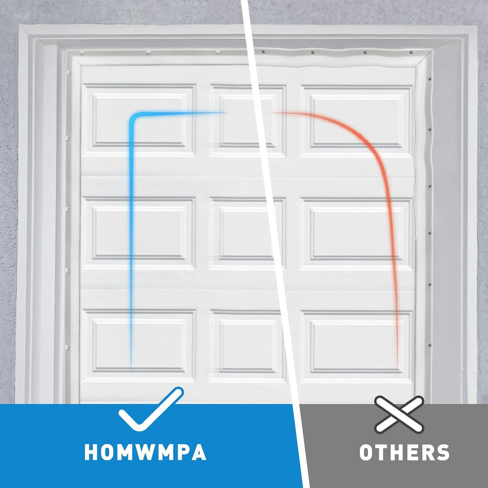 Garage Door Seal Top and Sides 34 FT TPE Garage Door Weather Stripping