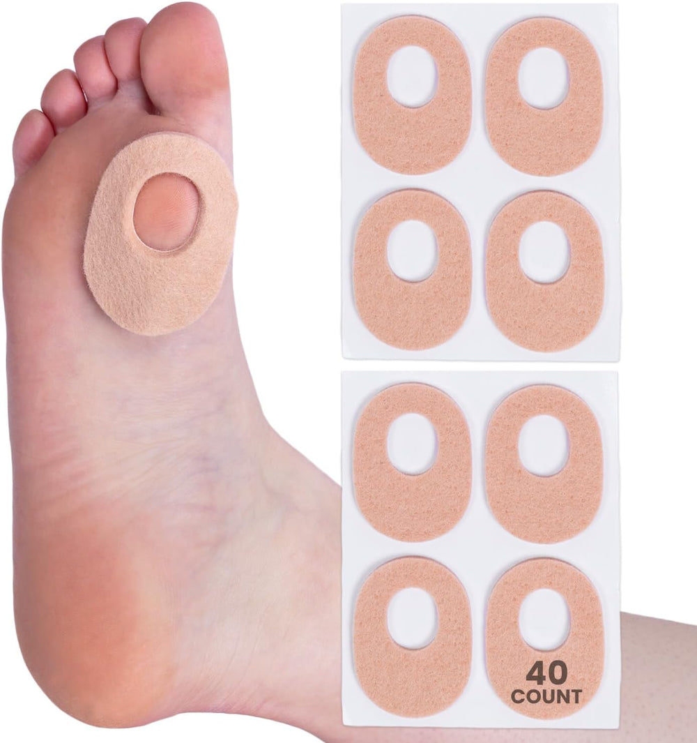Aetna Foot Products Felt Callus Pads, Adhesive Oval Cushions, Medical Bandage...