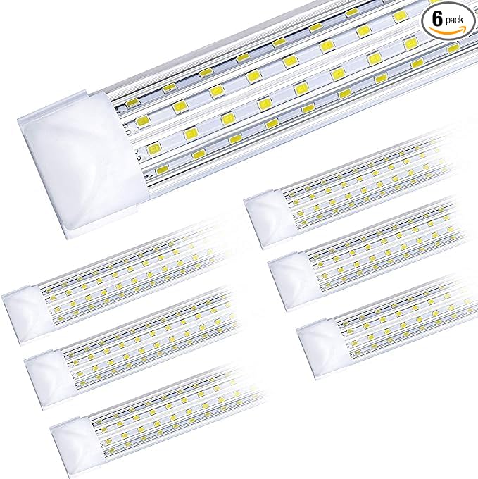 8FT LED Shop Light, Super Bright 120W Shop Lights, 19800LM 5000K 8 Foot Led (...