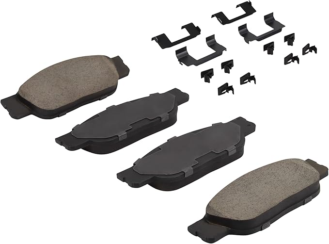 Premium Semi-Metallic Front Brake Pads Compatible