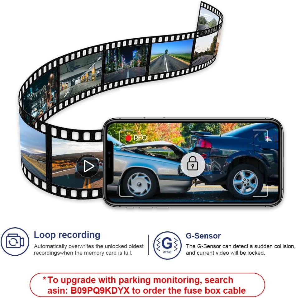 Fitcamx 4K Dash Cam Suitable for BMW 3 4 Series M3 M4 2020-2024 (Model B) 330...