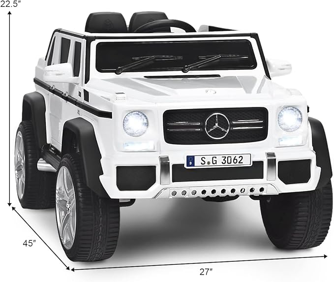 Costzon Ride on Car, Licensed Mercedes-Benz Maybach, 12V Battery Powered