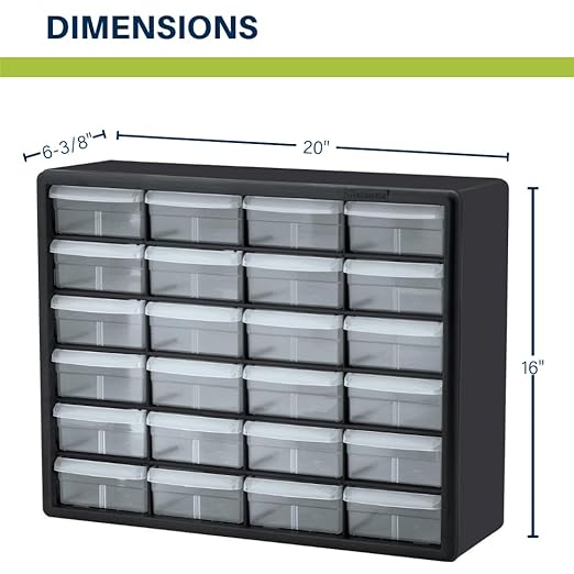 Akro-Mils 24-Drawer Plastic Drawer Storage Cabinet