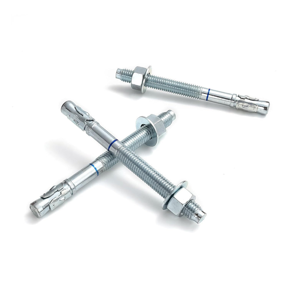 5/8" x 7" Concrete Anchors (25 Pack) 5/8 inch Wedge Anchors Bolts Z...