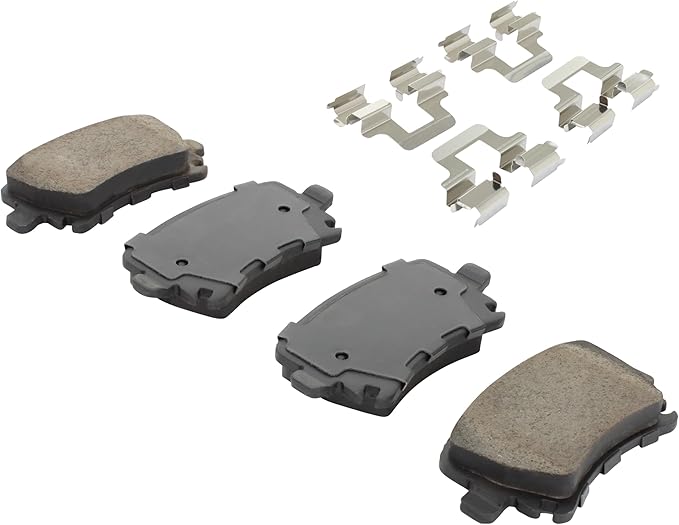 Premium Semi-Metallic Rear Brake Pads Compatible
