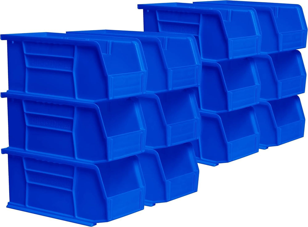 Akro-Mils 30230 AkroBins Plastic Storage Bins, 11"x5"x5", Blue...