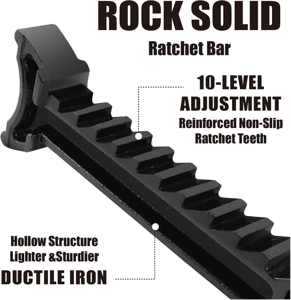Torin AT43005AB Steel Heavy Duty Jack Stands: Double Locking Pins, 3 Ton (6,0...