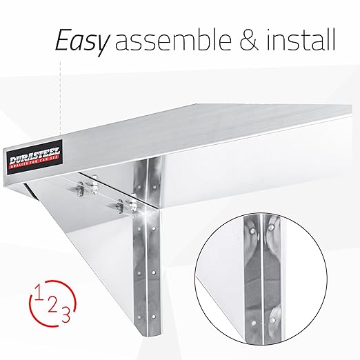 DuraSteel Stainless Steel Wall Shelf