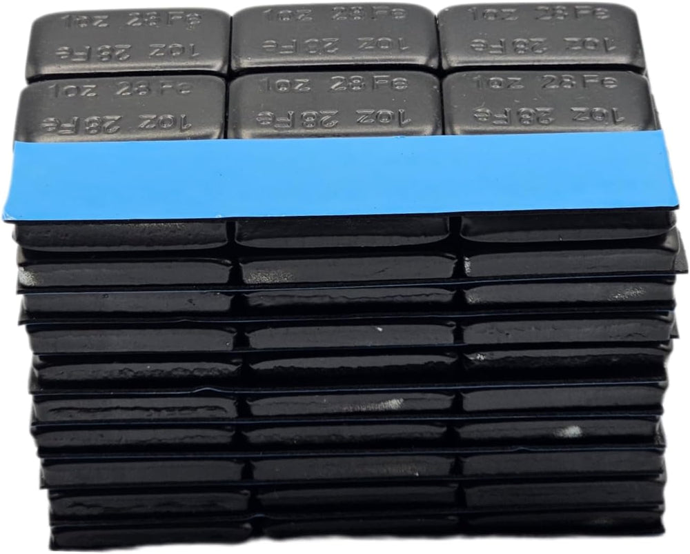 C-HORSE 540 Pcs,1 Oz, Black, Adhesive Stick On Wheel Weights, Blue Adhesive E...