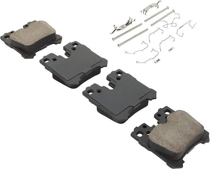 Premium Ceramic Rear Brake Pads Replacement