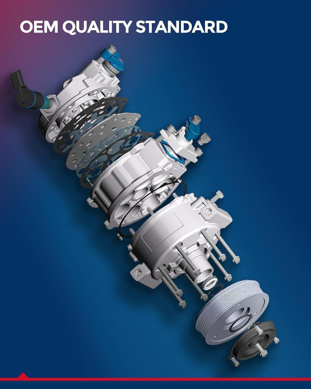 KAX AC Compressor for Chevy Cobalt 2007, Chevy Cobalt 2008-2010 2.2/2.4L