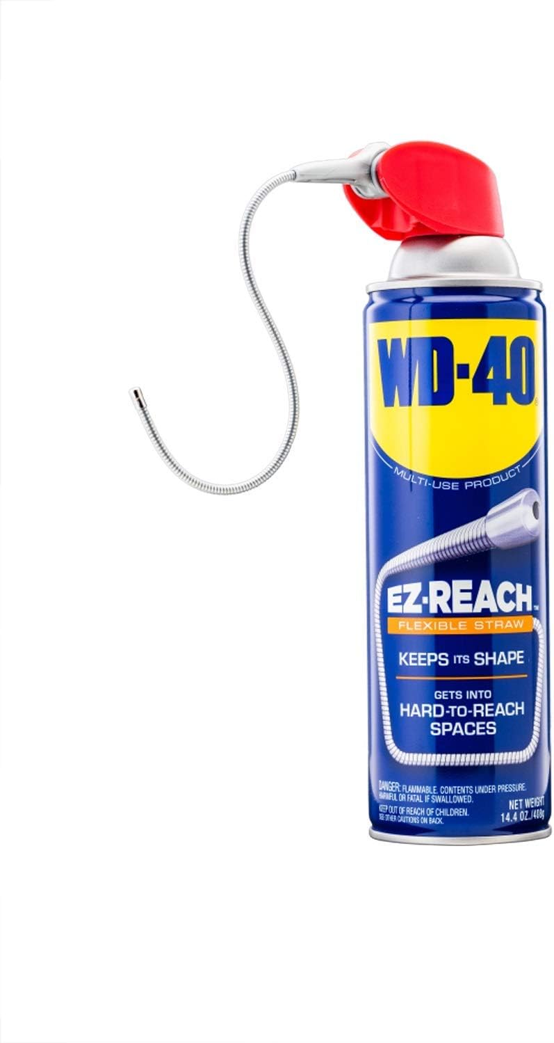 WD-40 Original Formula, Multi-Use Product, EZ-REACH Flexible Straw, 14.4 OZ [...