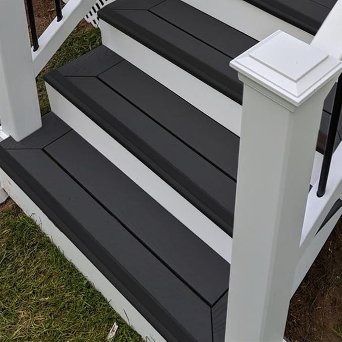 Rubber Bond Stair Edge Protector 36x2x1 inch Anti-Slip Stair Corner Trim Rubb...