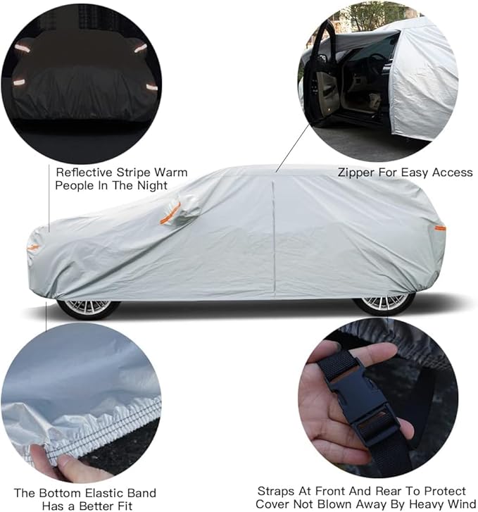 Kayme 6 Layers SUV Car Cover Custom Fit