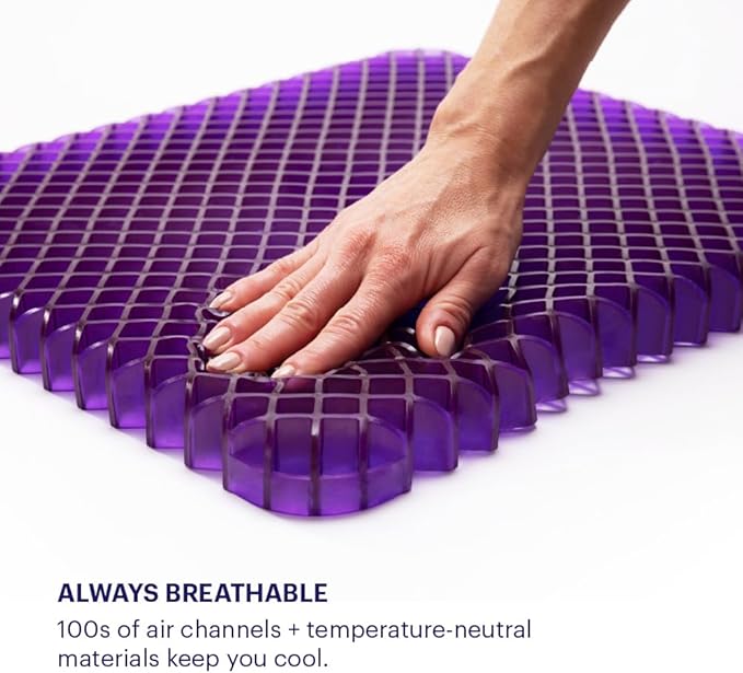 Purple Simply Seat Cushion | Pressure Reducing Grid Designed