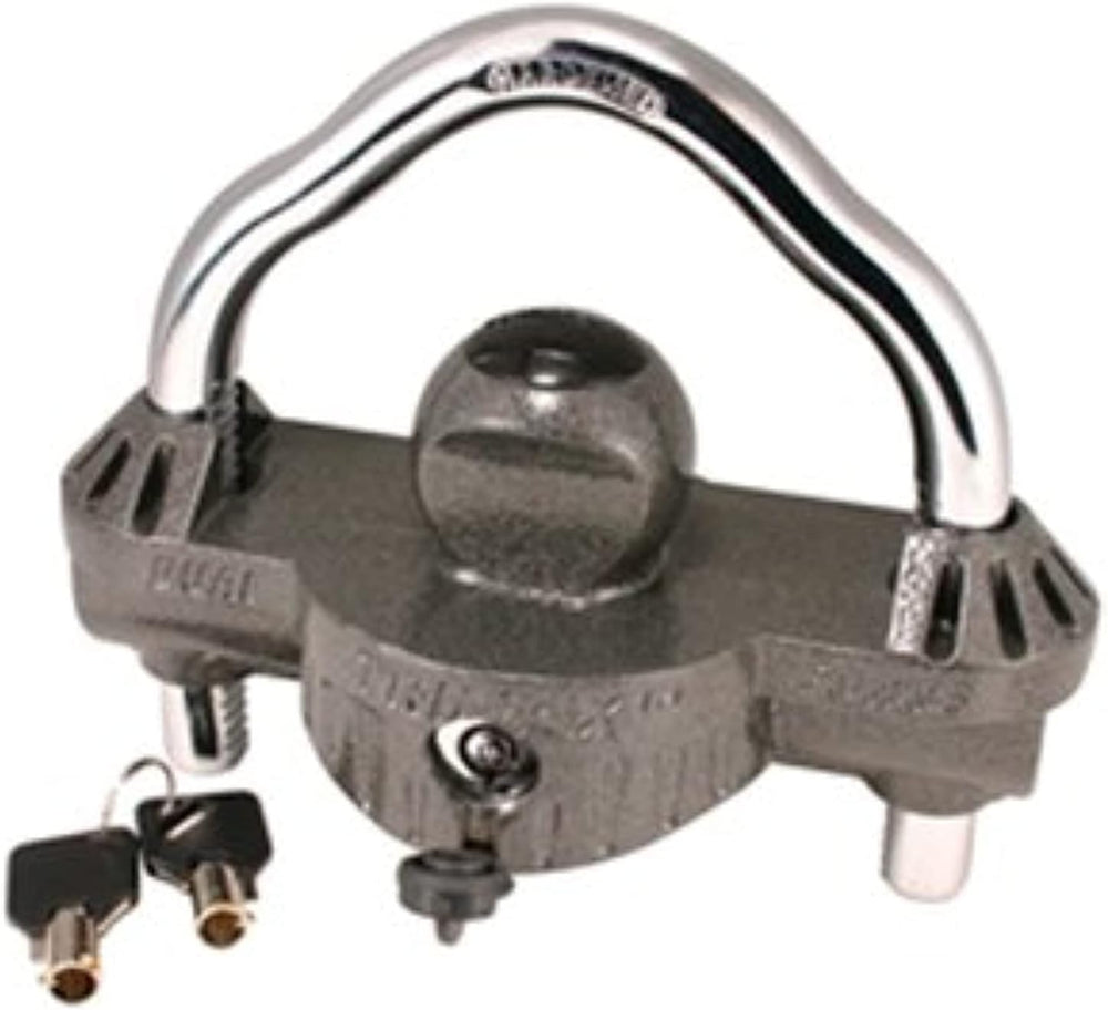 Trimax Premium Universal Die Cast Unattended Trailer Lock, Huge 9/16" Di...