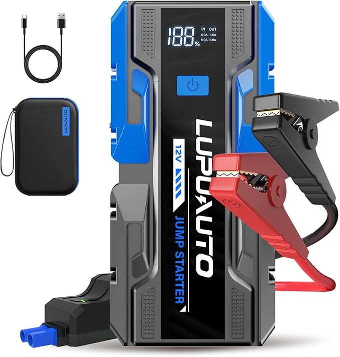3000A Jump Starter, Portable Car Battery Jump Starter