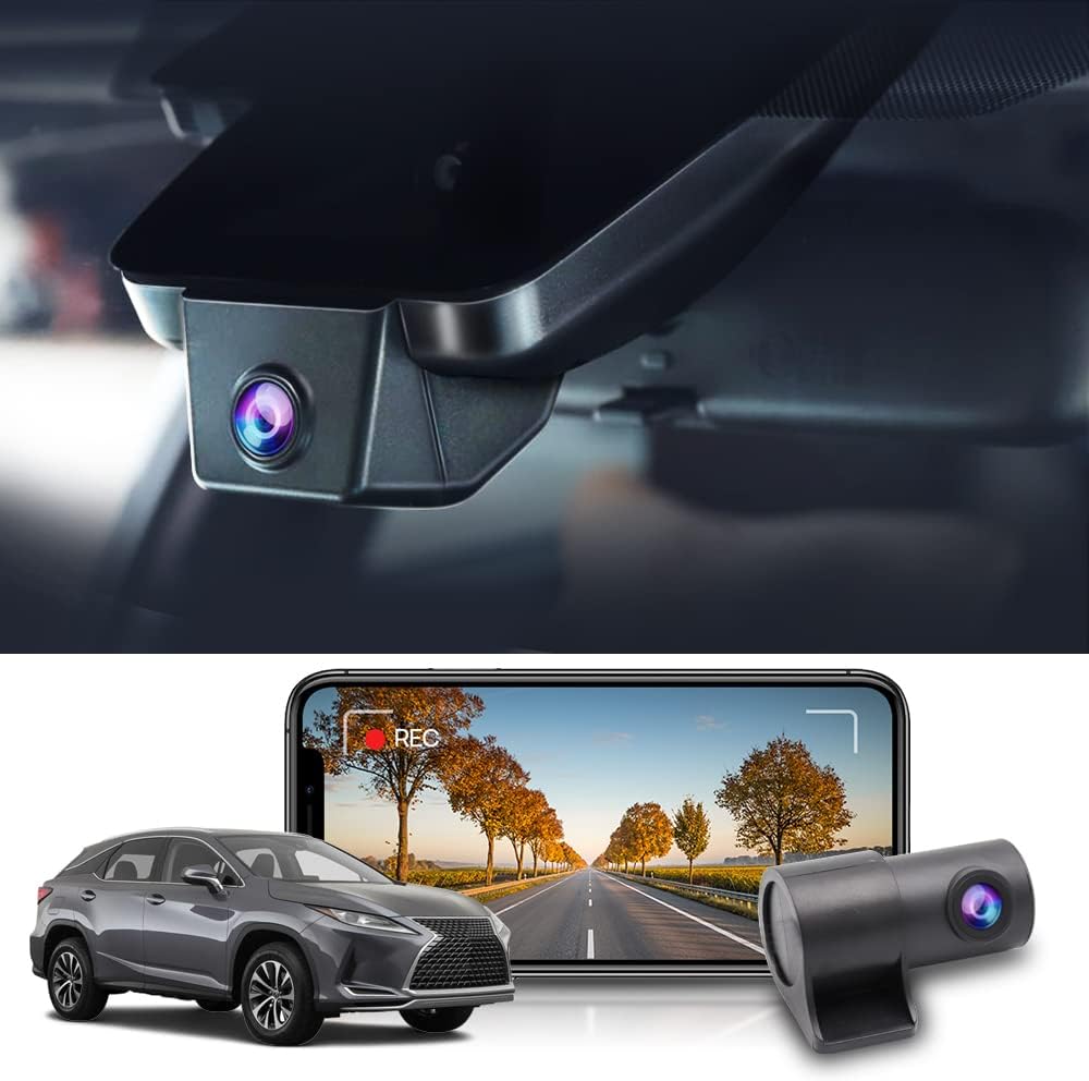 FITCAMX 4K Dual Dash Cam Suitable for Lexus RX 2016 2017 2018 2019 2020 2021 ...