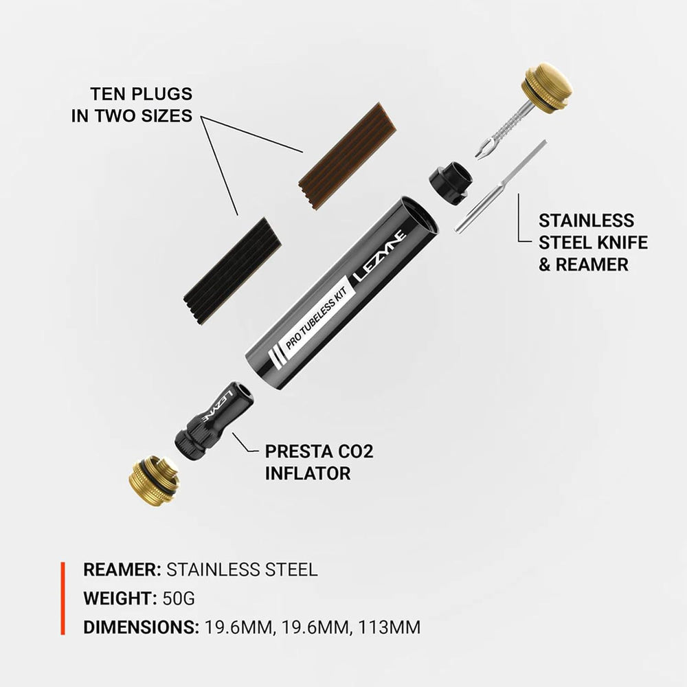 LEZYNE Pro Tubeless Bike Tire Repair Kit