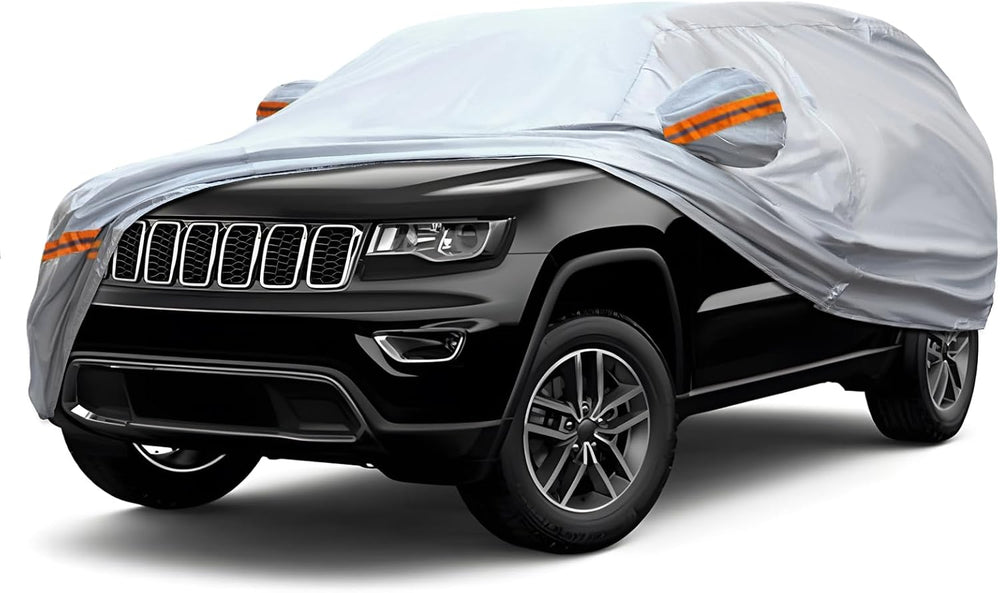 KEYOOG Fit for 188"-199" Length SUVs, 6-Layer Full Car Cover is All...
