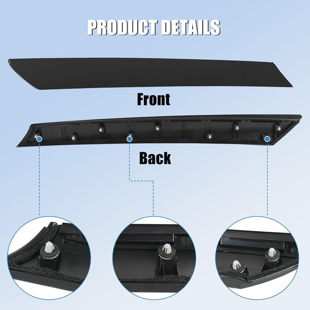 A-Pillar Windshield Molding Trim Kit Outer Trim Set Replacement for Kia Soul ...