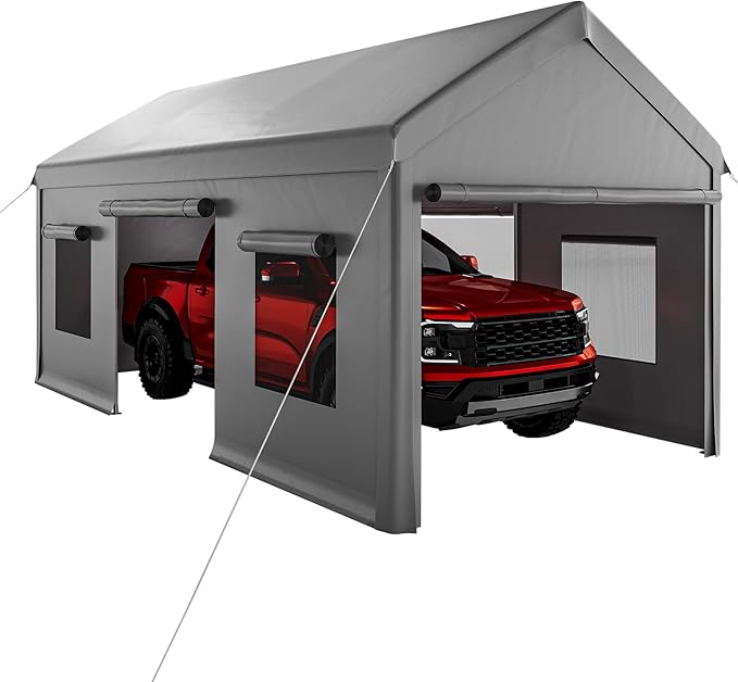 10x20 Ft. Metal Carport Garage