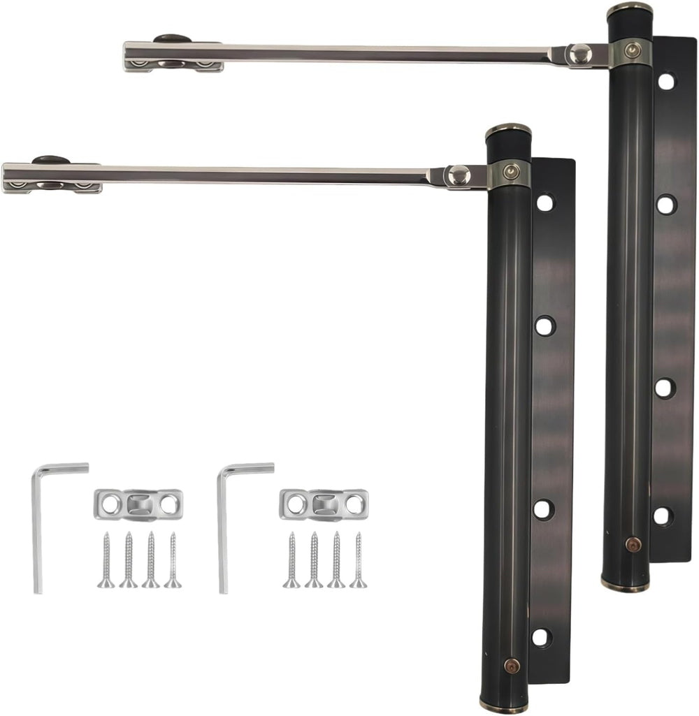 2 Pack Automatic Door Closer for Home Easy to Install | Safety Spring Door Cl...