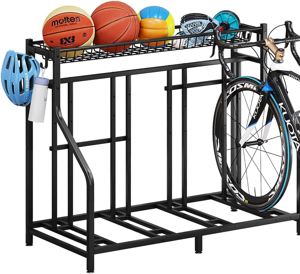 Garage Bike Rack Storage 4 bikes Stand Organizer Adjustable Holds