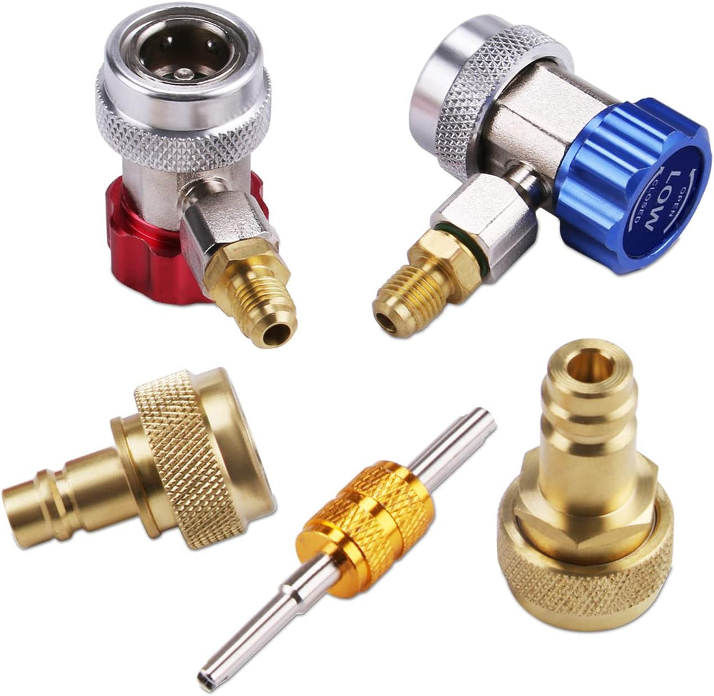 Lichamp Car A/C R1234YF R134A Adapters, AC R134 R1234 R 134A 1234YF Quick Cou...